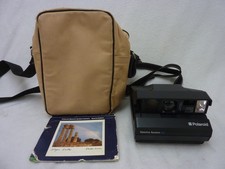 POLAROID SPECTRA SYSTEM SPECIAL EDITION INSTANT FILM CAMERA FABRIC CASE BOOKLET