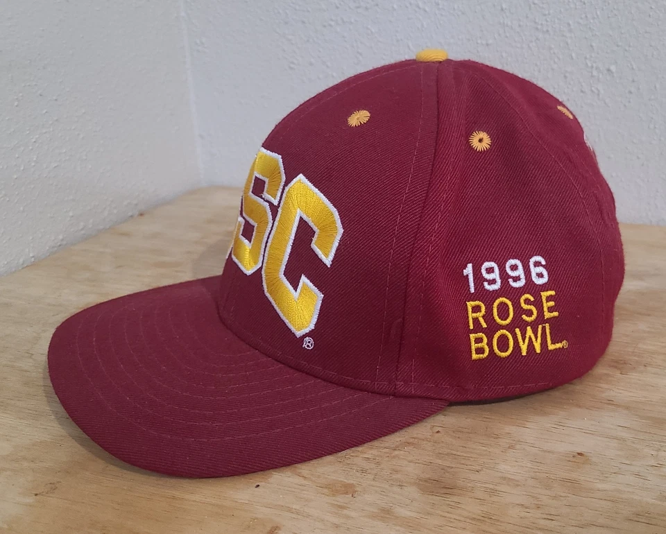 USC Trojans 1996 Rose Bowl California Headwear Snapback Gorra Sombrero De Colección Raro Foto 2 de 4