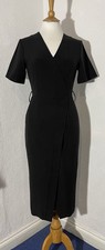 Warehouse Size 8 Dress Black Lined Elegant Party Evening Formal Work Office 1465