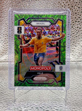2026 Panini Monopoly Prizm FIFA World Cup Pele Green Wave Prizm