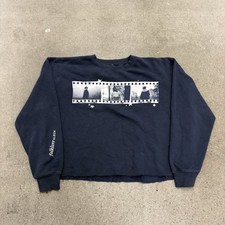 Taylor Swift Offical Folklore Filmstrip Navy Crewneck Sweatshirt Sz L