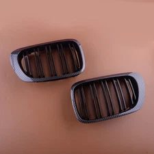 Dual Slats Front Kidney Grille Fit For BMW E46 2-Door Coupe Cabriolet 99-02 zy