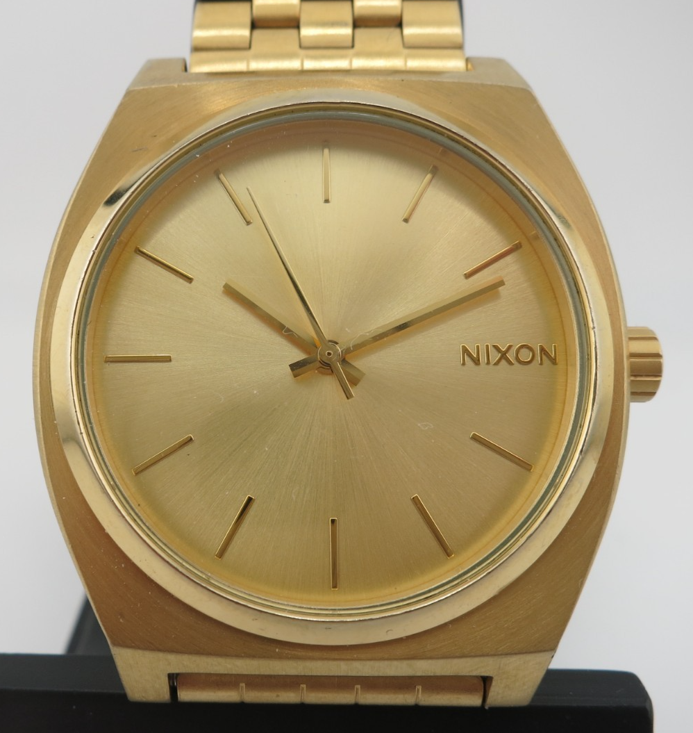 Nixon The Time Teller All Gold / Gold-Tone Quartz Watch - A045-511