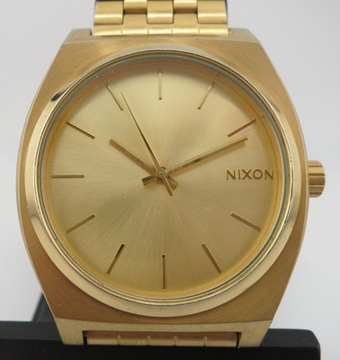 Nixon The Time Teller All Gold / Gold-Tone Quartz Watch - A045-511