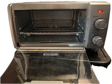 Black And Decker Crisp And Bake Counter Top Oven Silver