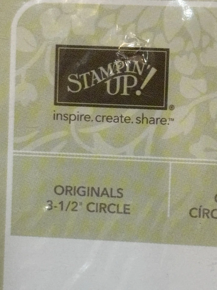 CStampin Up Sizzix Oirginals 3 . 5 " Circle Die For Big Shot Embossing Cutting - Image 3 of 4