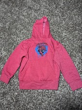 Marvel Spider-Man Boys Red Pullover Hoodie MD Graphic Print Long Sleeve Logo