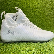 Under Armour Spotlight Lux MC 2.0 Mens Size 9 White Running Football Cleats