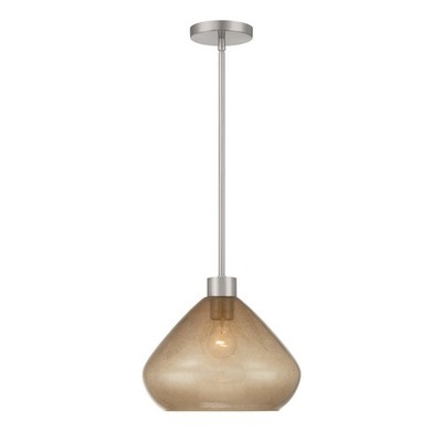 Minka Elaris 12.5'' Light Pendant 19415-84 - Brushed Nickel Includes Only 1 Light