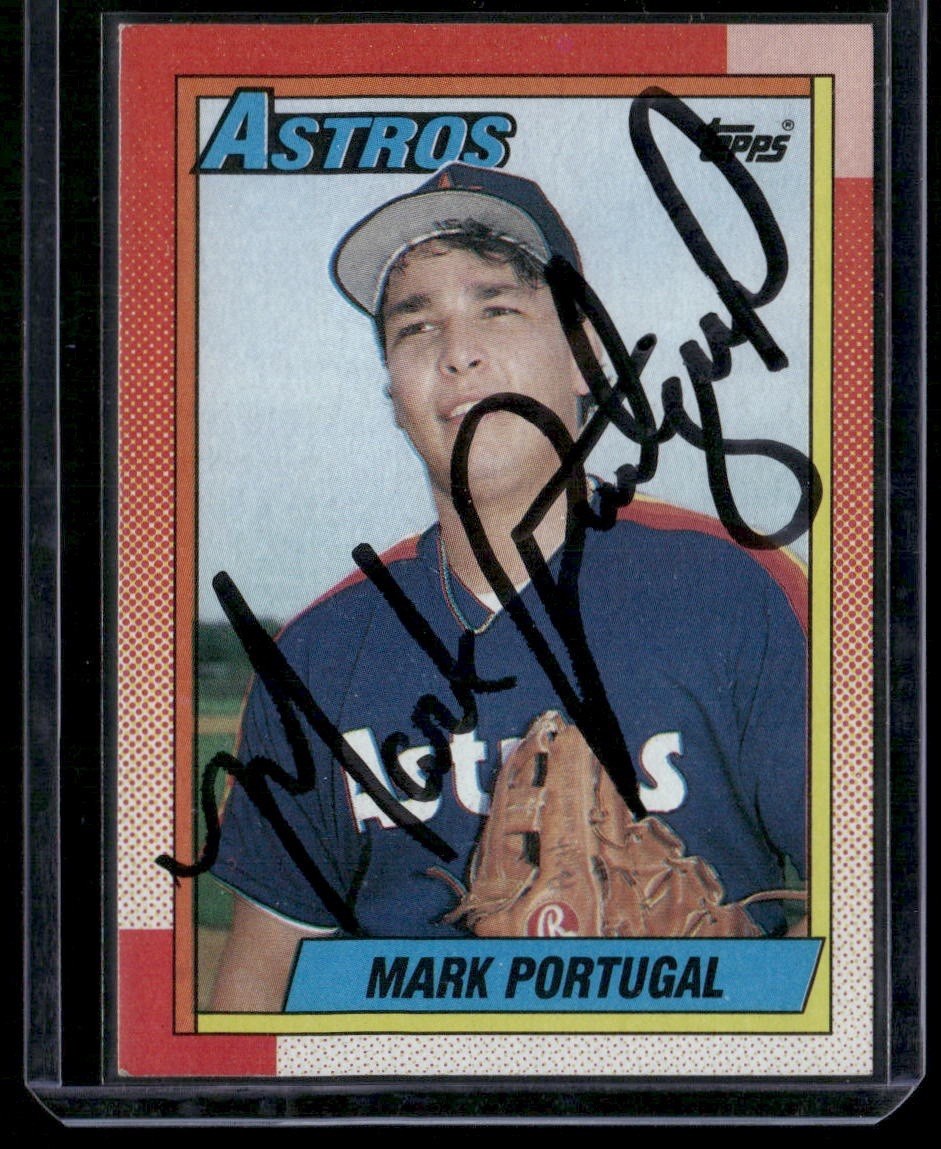 1990 Topps - Mark Portugal #253 Signed Autographed Card