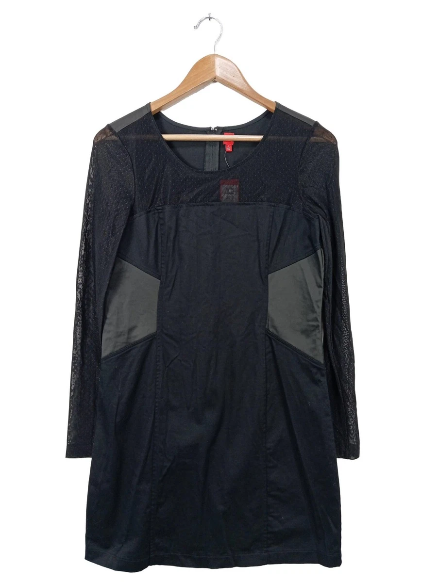 Robe à Bretelles Miss Captain Taille 40 Fleurie Verte - Coton, Occasion Très Bon état
