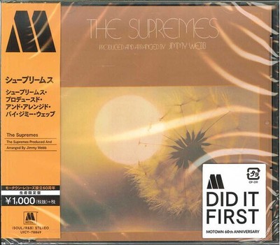 The Supremes - The Supremes Produced & Arranged By Jimmy Webb (1972) [New CD] Lt