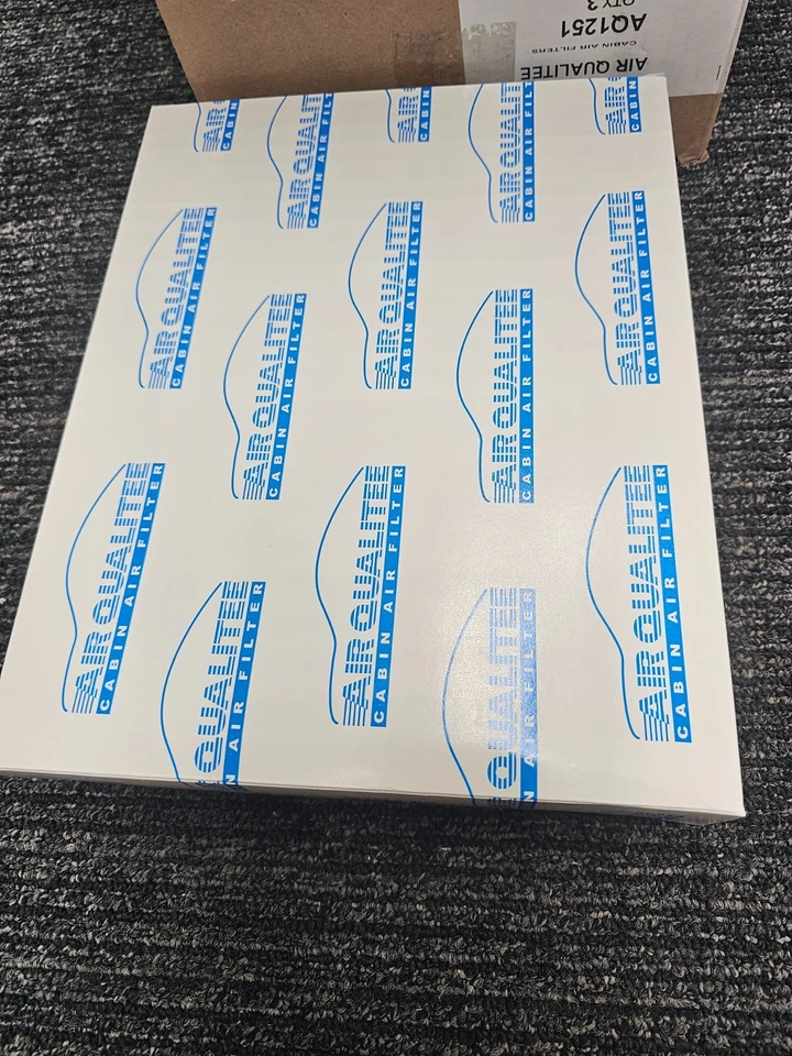 (CANTIDAD 3) Filtros de aire de cabina Airqualitee AQ1251 para automotriz blancos para Ford Foto 4 de 4