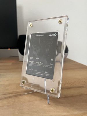 Zekrom EX 172/086 Black Bolt EN + Ultra Pro 1,27cm Premium Card Holder and Stand