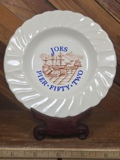 Joe's Pier Fifty Two Restaurant Vintage Ceramic Ashtray New York City
