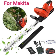 20 Inch Handheld Electric Cordless Hedge Trimmer Bush Trimmer with 21V Battery