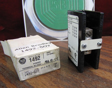 Allen-Bradley 1492-50Y Power Distribution Block, 1-Pole, 115A, #2-#14 AWG, New