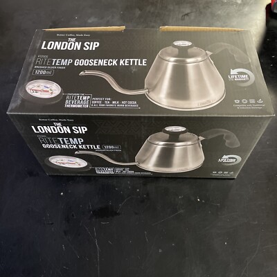Escali RiteTemp Gooseneck Kettle with Thermometer London Sip
