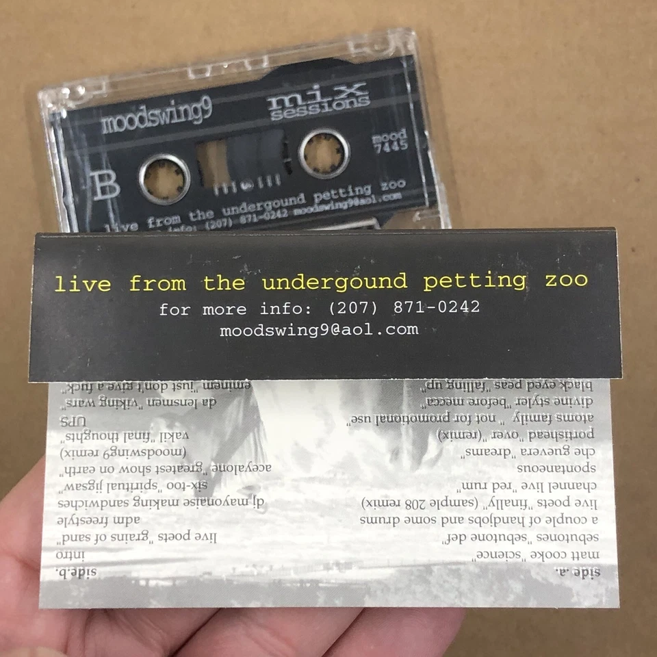 MOODSWING9 Cassette Tape 90s Rap Hip Hop MIX SESSIONS EMINEM PORTISHEAD CUZNER - Image 4 of 4