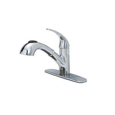 Oakbrook Fp4a4079cp Aca1 Single Handle Kitchen Faucet With Pullout