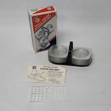 1970s NFL National Conference Decor Drink Coaster Set Football NFC Coasters