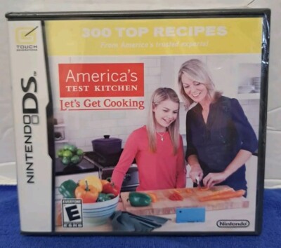 America's Test Kitchen: Let's Get Cooking (Nintendo DS) Complete CIB w/ Manual