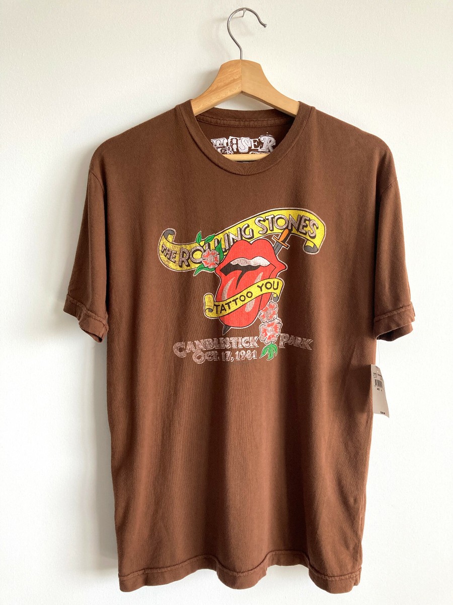 The Rolling Stones Tattoo You Tour Vintage T-shirt 60's 70's Classic Rock  Tee
