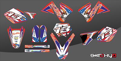 Grafik Dekor Aufkleber AMERICAN Eagle SX 125 250 300 380 520 1998 1999 2000