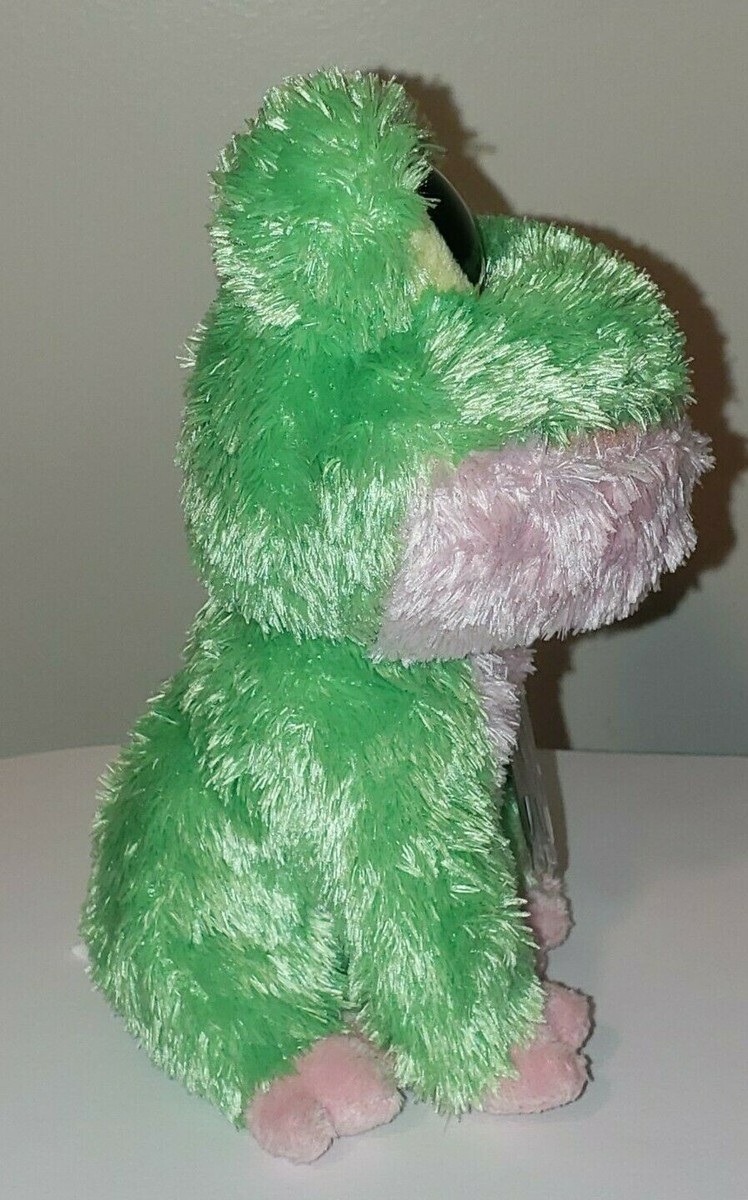 Ty Beanie Boos - KIWI the Frog (LOOPED TUSH TAG) 6