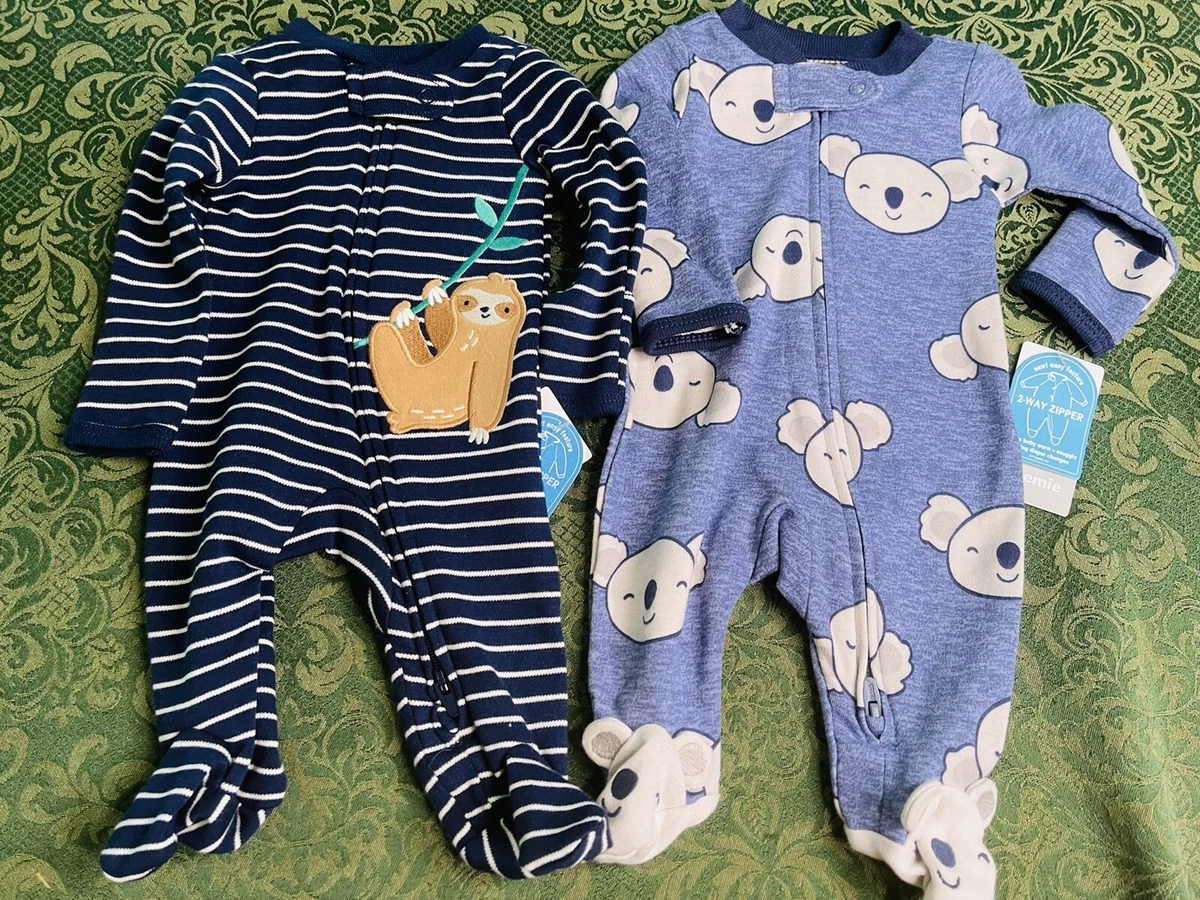 Carters sloth christmas pajamas new arrivals