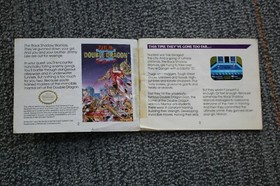 Double Dragon II The Revenge NES Booklet