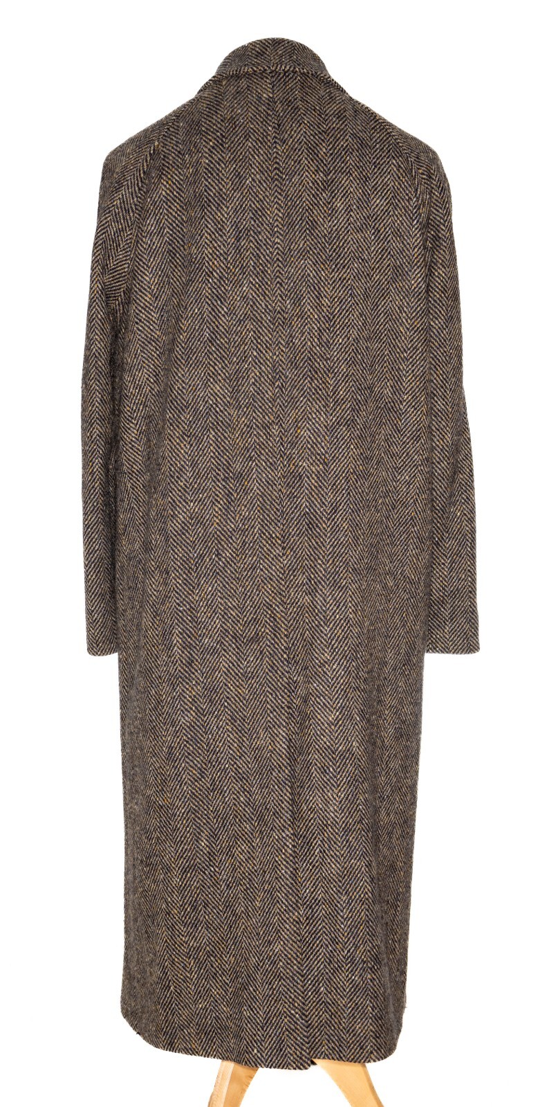 Magee Herringbone Donegal Raglan Coat Brown/Black (38R) (M) eBay