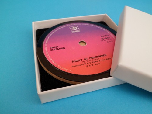 Pop / Hard Rock DRINKS COASTERS - Upcycled SINGLES Original Vinyl Record List 1 - Picture 815 of 993