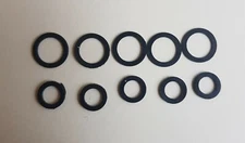 Vintage Ronson Petrol Lighter Spare Parts.  10 filler cap seals