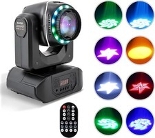 150W 10 Gobo 18 Prism LED RGBW Moving Head Stage Light DMX Beam Disco Lighting