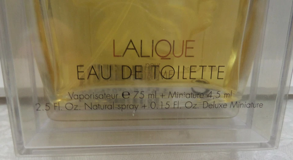 RARO Lalique Pour Homme Lion Juego de Regalo de 2 piezas 75 ml y 4,5 ml EDT Spray para Hombres Nuevo en Caja Foto 2 de 4