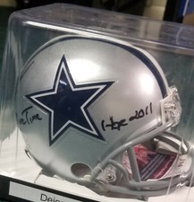 Deion Sanders Autographed Mini helmet