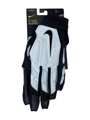 Nike Men's D-Tack 6 Lineman Gloves, Size Medium,