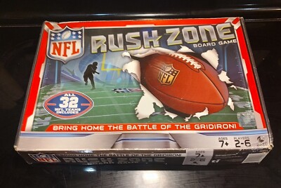 2013 NFL Rush Zone Board Game by Toy Island  - Complete