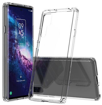AquaFlex Transparent Anti-Shock Clear Phone Case Slim Cover for TCL 20 Pro 5G