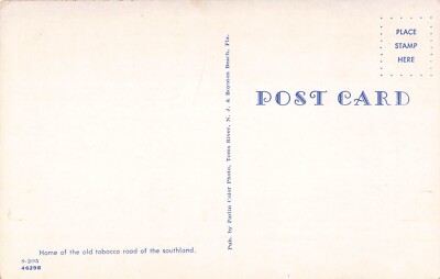 Postcard Sanford, North Carolina: Home of the Old Tobacco Road of the  Southland