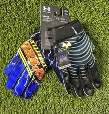 Football Gloves Under Armour UA Blur Limited Top Speed Full Throttle New 2XL