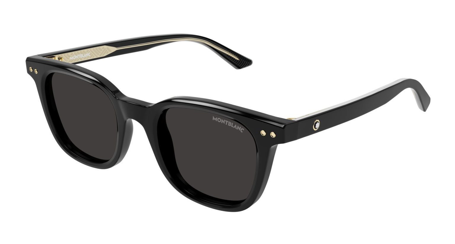 НОВЫЕ черные солнцезащитные очки Mont Blanc MB0320S-001