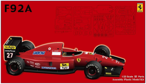 Fujimi 1/20 Ferrari F92A Late Model GP Series 8 Kit Modelo Plástico - Imagen 1 de 9