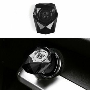 Black Car Engine Start Stop Push Button Protection Cover Trim