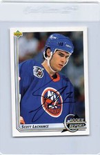 1992/93 Upper Deck #360 Mike Eruzione Islanders Signed Auto *J7372
