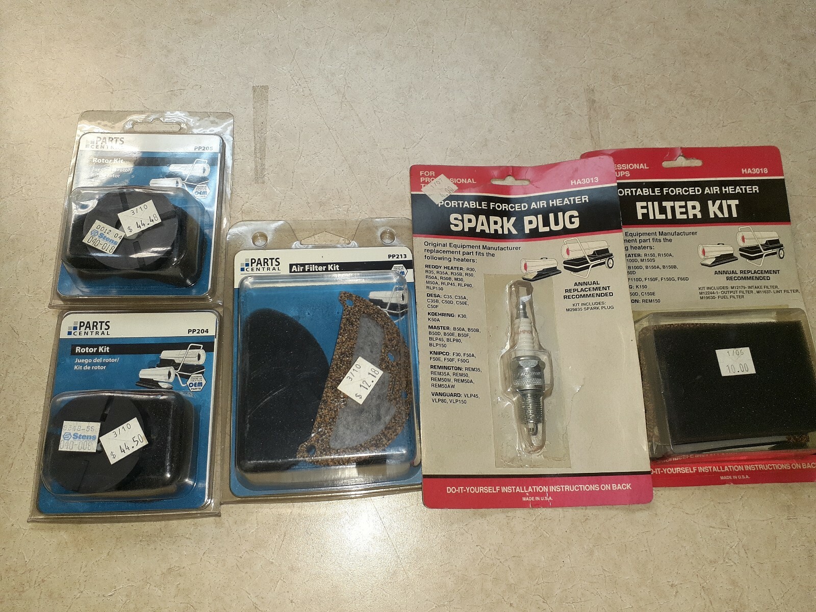 Torpedo Heater Parts Filter Spark Plug Rotor Kit eBay