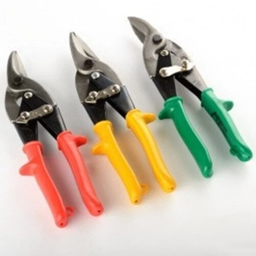 Sheet Metal Hand Steel Cutting Tin Snips Scissors Cutters Snippers Shear Set