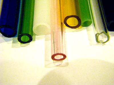 Glass Pipe Devardi Glass COE 33 Borosilicate Tubing - 5 Colored Boro Tubes 12" Each For Lampworking Glass Tube Green Jewelry Making Beads