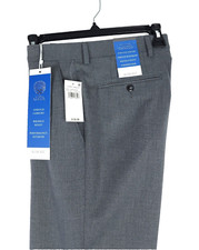 Vince Camuto Men's Slim-Fit Stretch Suit Pants Textured Solid Grey 30x30 NWT